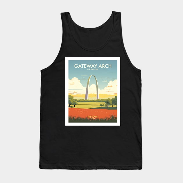 GATEWAY ARCH NATIONAL PARK Art Tank Top by MarkedArtPrints